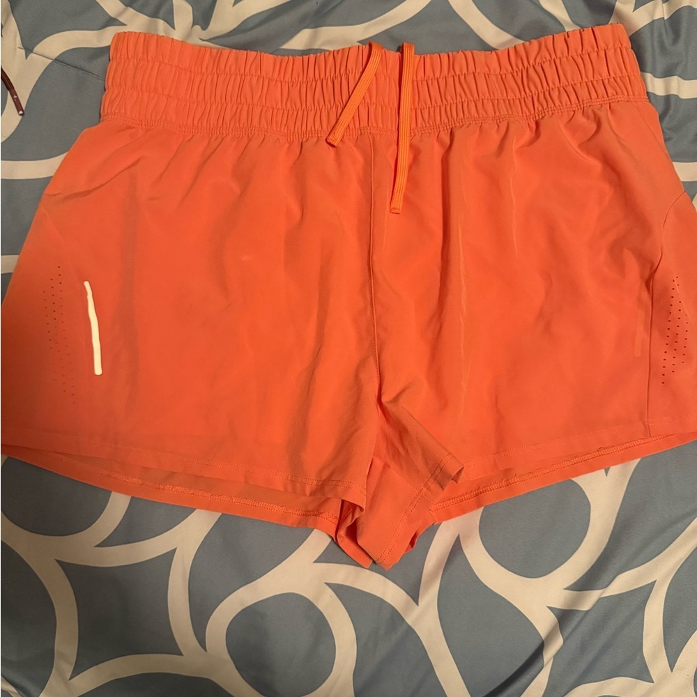 Asics Women's Vibrant Orange Athletic Shorts
